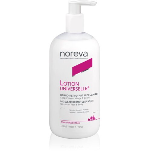 Noreva Lotion Universelle Micellar Dermo-Cleanser micelarno mlijeko za lice i tijelo za osjetljivu kožu lica 500 ml Slike