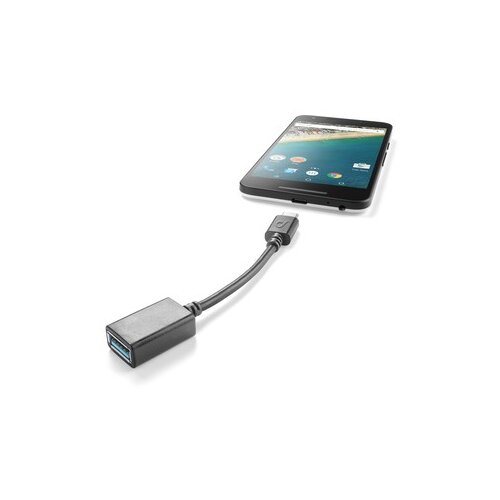 Cellular Line Adapter USB-A (Ž) na USB-C (M), Crni, (8018080272318) Cijene