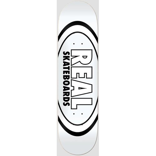 Real Team Classic Oval 8.38" Skateboard deska white Cene