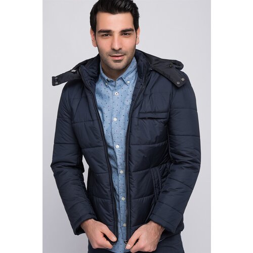 Dewberry M8601 MEN&amp;#039;S COAT-NAVY BLUE Slike