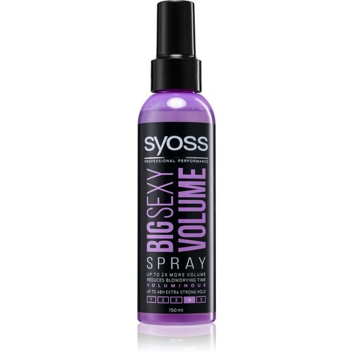 Syoss Big Sexy Volume pr&amp;scaron;ilo za volumen pri su&amp;scaron;enju las 150 ml Slike