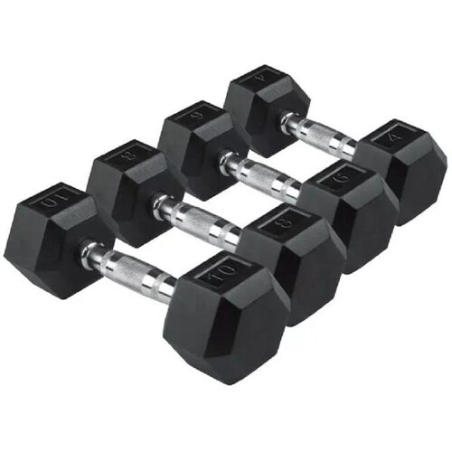 FITMOTIV komplet uteži in ročk MSFHEX1-10, 110 kg Slike