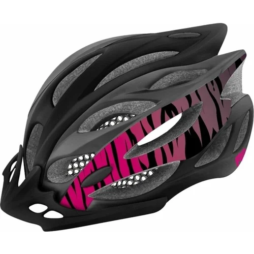 R2 Wind Helmet Black/Gray/Pink S Kaciga za bicikl