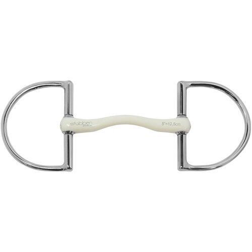 St&amp;uuml;bben Brzda 1303 Fine Line Flex D-Ring Snaffle - 13.5 Slike