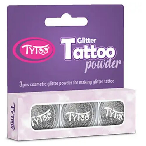 TyToo Svjetlucavi srebrni set prah 3x2,5ml Cene