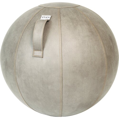 VLUV Žoga za sedenje VEEL, umetno usnje iz mikrovlaken, 600 - 650 mm, blatno rjave barve Cene