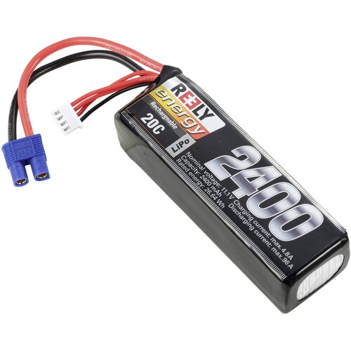 Reely lipo akumulatorski paket za modele 11.1 V 2400 mAh &Scaron;tevilo celic: 3 20 C mehka torba EC3, (20640885) Cene