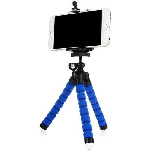  Stativ Tripod za mobilni telefon Mini Soft plavi Slike