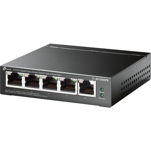  5-Port Gigabit Easy Smart Switch with 4-Port PoE+ 4× Gigabit PoE+ Ports 1× Gigabit Non-PoE Cijene