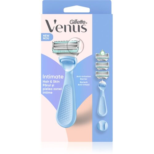 Gillette Venus Intimate brijaći aparat za žene za uređivanje bikini zone + zamjenske britvice 3 kom Cene