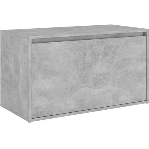  Klupa za hodnik 80 x 40 x 45 cm boja betona konstruirano drvo Slike
