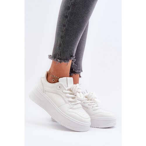 Boto Women's High Platform Sports Shoes White Bexley Cijene