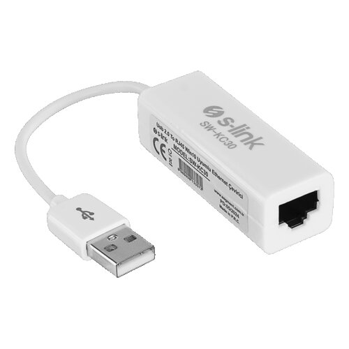 Gembird USB to LAN Ethernet adapter converter USB A plug/RJ45, S-Link SW-KC30, 40460 Cijene
