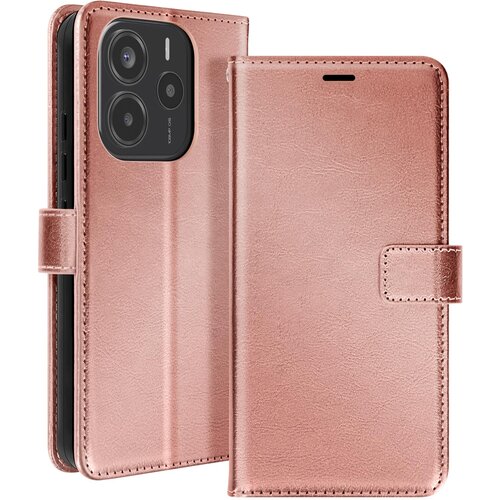 Oem Mayaxess, Ohi&scaron;je za Xiaomi Redmi Note 14 4G Denarnica s trakom za roko, &Scaron;ampanjec roza, (5000215694) Cene