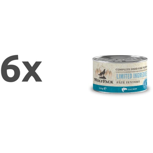 WolfPack limited ingredient puppy - losos 6 x 150 g Cene