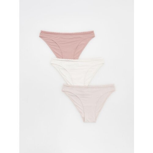 Reserved komplet 3 bikini spodnjih hlačk - roza Cene