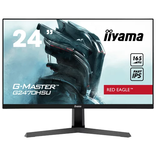 Iiyama monitor Red Eagle G2470HSU-B1 Gaming, FULL HD 1920x108, 24 IPS, 250 cd/m2, AMD FreeSync Premium, DP, HDMI, Zvučnici, 165Hz, 0.8msID: EK000549507