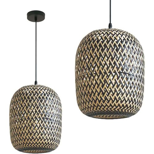 Toolight Boho viseći luster od bambusa APP1542-1CP Slike