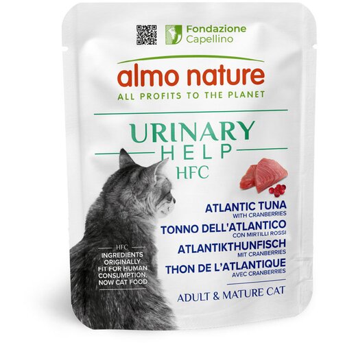  Ekonomično pakiranje Almo Nature HFC Urinary Help 24 x 50 g - Atlantska tuna s brusnicama Cijene
