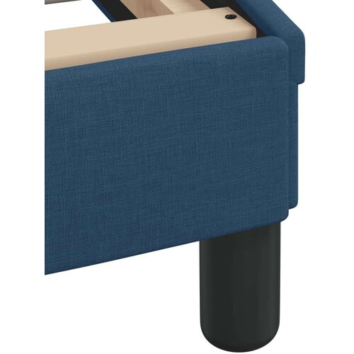 vidaXL Krevet s madracem plavi 140x200 cm od tkanine Cijene