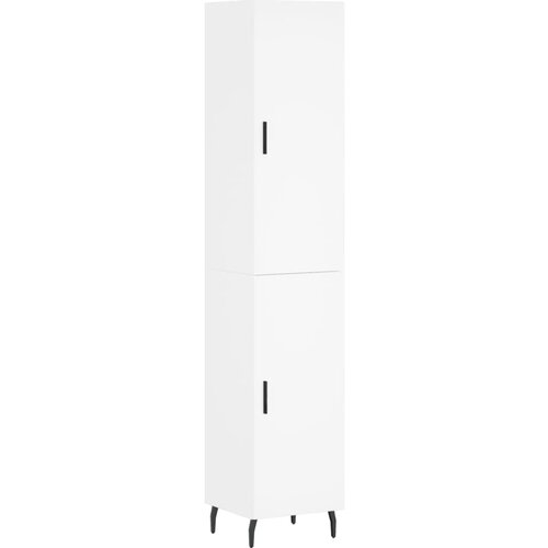 Maison Chic Visoka omara - Komoda - Predalnik bela 34,5x34x180 cm inženirski les, (21721774) Cene