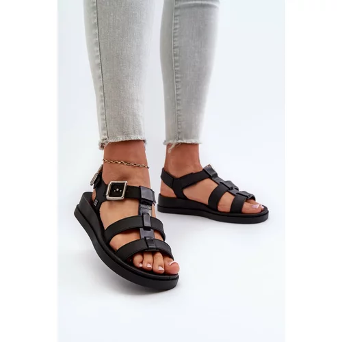 Kesi Women's Smooth Sandals ZAXY Black