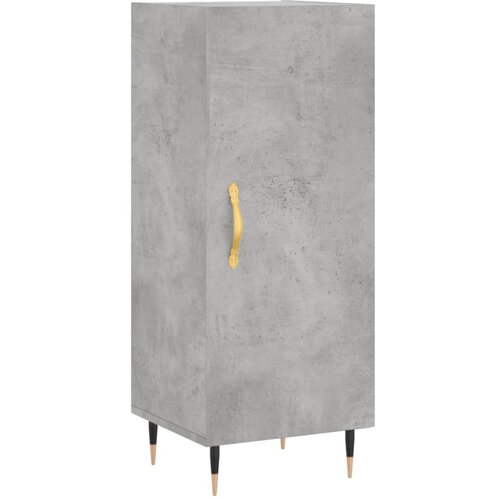Maison Chic Komoda - Predalnik betonsko siva 34,5x34x90 cm inženirski les, (21718616) Slike