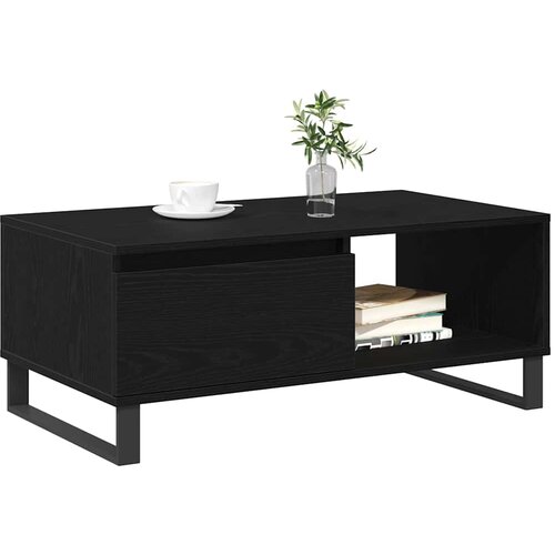  Kava Stol Crni hrast 90 x 50 x 36,5 cm Konstruirano drvo Slike