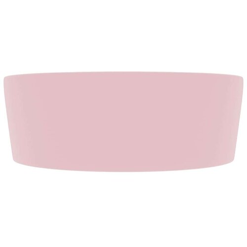 VidaXL Razko&amp;scaron;en umivalnik mat roza 36x13 cm keramičen Slike