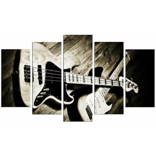 Charm Večdelna slika Guitar,, 110 x 60 cm