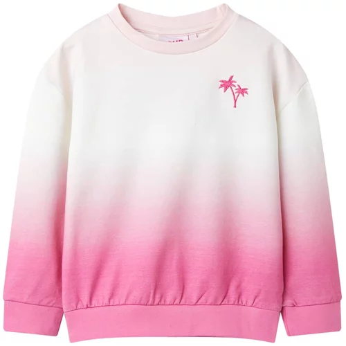 vidaXL Otroški pulover svetlo roza 104