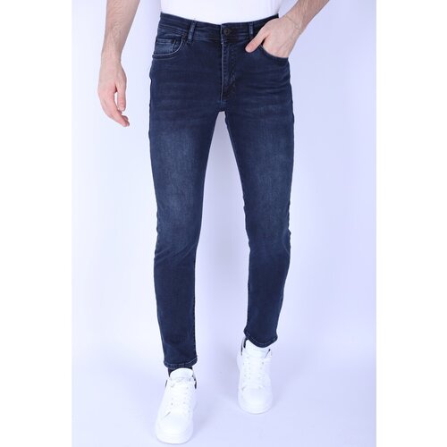 True Rise Kavbojke slim 146969063 Modra Slike