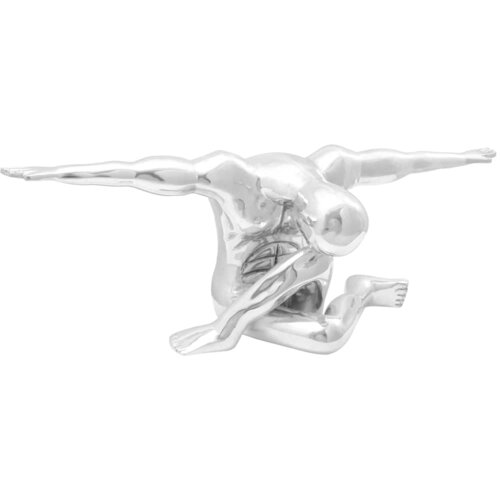  Skulptura Srebrno 91,5 x 32 x 33 cm Aluminij Slike