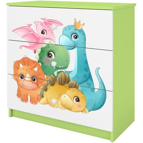  Dječja komoda - DINOSAURI - zelena Cijene