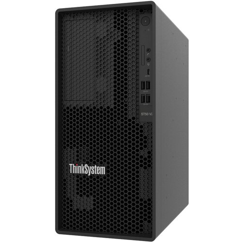 Lenovo ThinkSystem ST50 V2, Xeon E-2324G 3.1GHz/ 4.6GHz, 4C/ 8MB Cache, Intel C256, 1x 16GB TruDDR4 3200MHz - 7D8JA043EA Cene