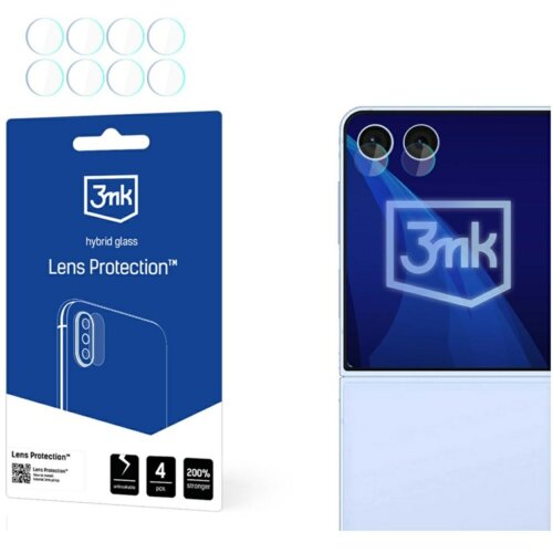 3mk Hibridno steklo za kamero za Samsung Galaxy Z Flip7 4 kos Slike