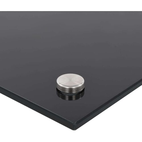 vidaXL Kuhinjska zaščitna obloga 2 kosa črna 70x50 cm kaljeno steklo Cene
