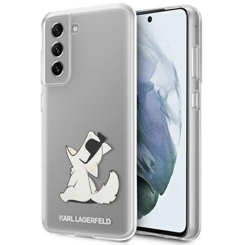 Karl Lagerfeld originalen ovitek KLHCS21FCFNRC za samsung galaxy S21 fe G990 prozorna za&amp;scaron;čita - choupette fun Slike
