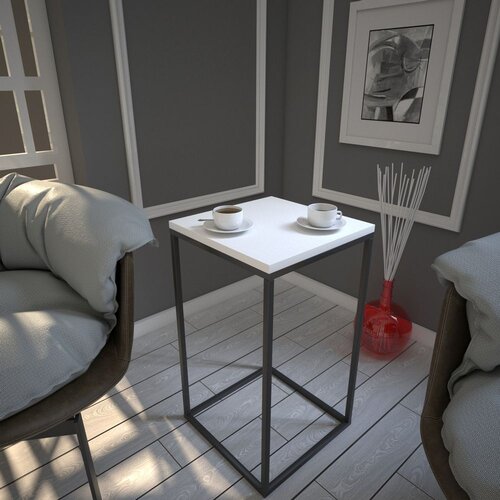 Woody Fashion Pure - White White Side Table Cene