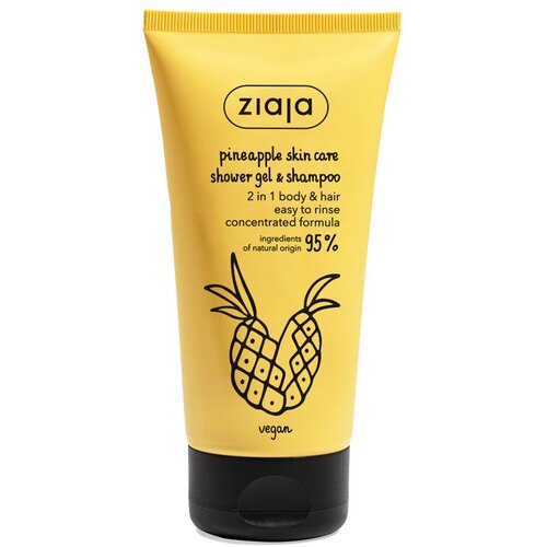 Ziaja &amp;scaron;ampon za tu&amp;scaron;iranje in lase - Pineapple Shower Gel &amp;amp; Shampoo Slike