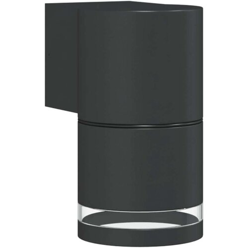 VidaXL Zunanja stenska svetilka črna tlačno lit aluminij Slike