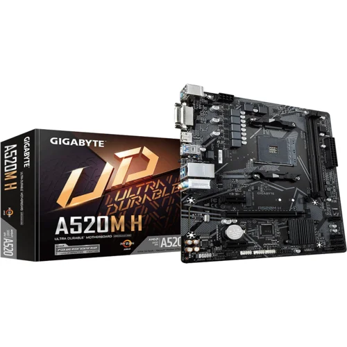 Gigabyte MB A520M HAM4/2xDDR4/1xM.2/4xSATA6xUSB/HDMI/DVI/microATX