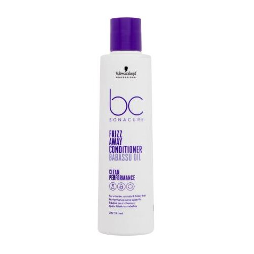 Schwarzkopf Professional BC Bonacure Frizz Away Conditioner zaglađujući regenerator za neukrotivu i kovrdžavu kosu za ženske Cijene
