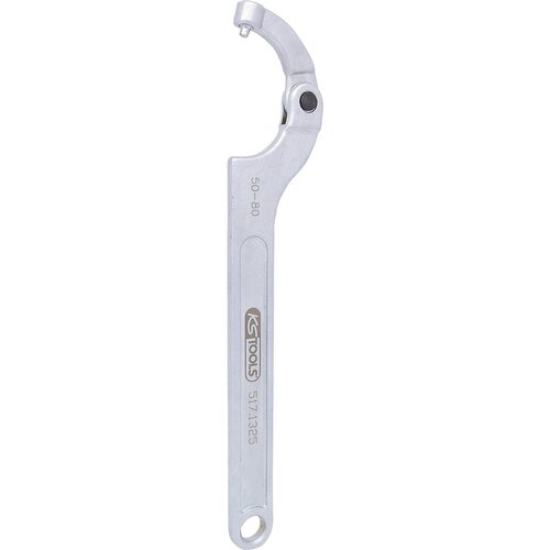 Ks Tools Zgibni kavljast ključ z zatičem, metrična izvedba, 50 - 80 mm Cene