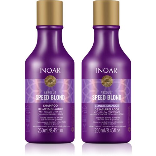 INOAR Absolut Speed Blond set za blond lase 2x250 ml Slike