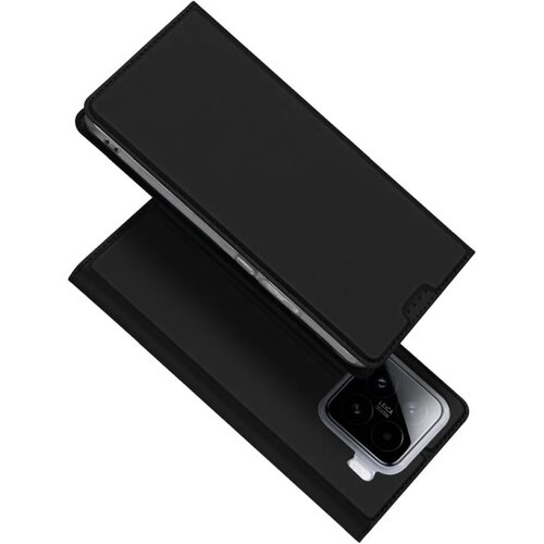 Dux ducis Skin Pro &amp;ndash; glatka kožna preklopna maska za XIAOMI 15 crna Slike