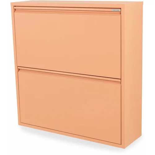 Spinder Design Rožnato-oranžna kovinska omarica za čevlje Billy –