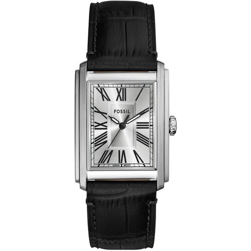 Fossil Analogni sat &amp;#039;CARRAWAY&amp;#039; crna / srebro Slike