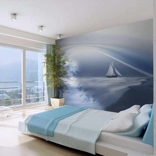  Tapeta - Lonely sail drifting 350x270 Slike