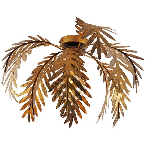 QAZQA Vintage stropna svetilka zlata 45 cm - Botanica Cene
